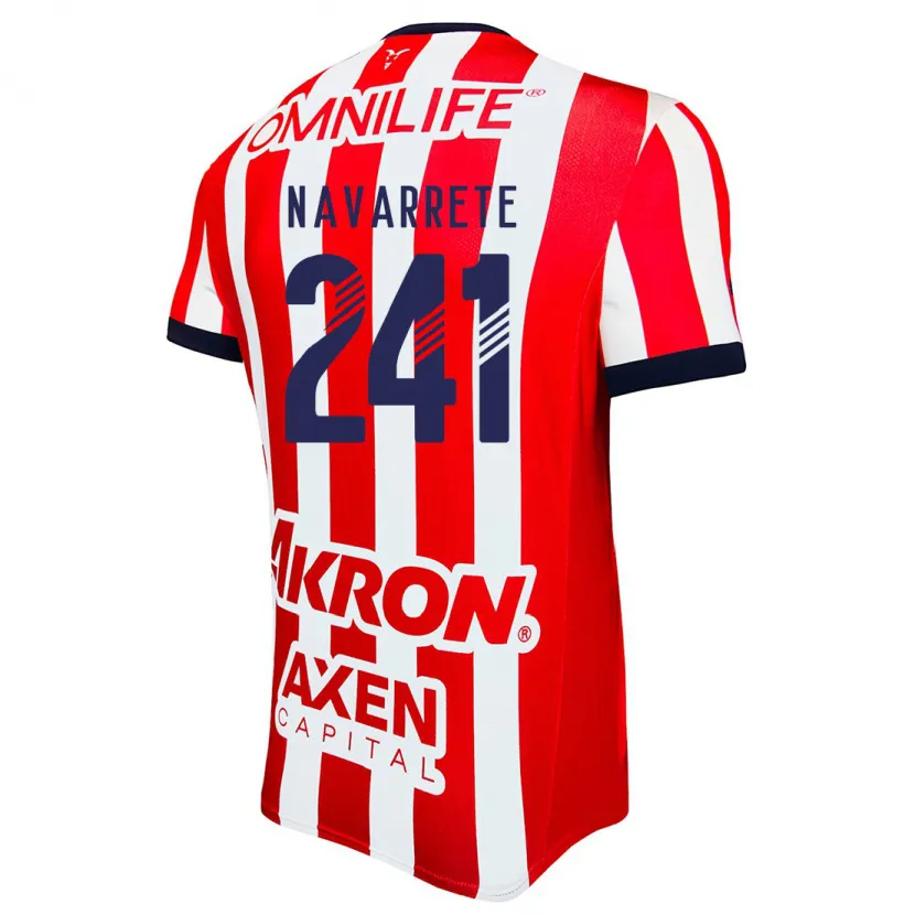 Danxen Kinderen Cristo Navarrete #241 Rood Wit Blauw Thuisshirt Thuistenue 2024/25 T-Shirt