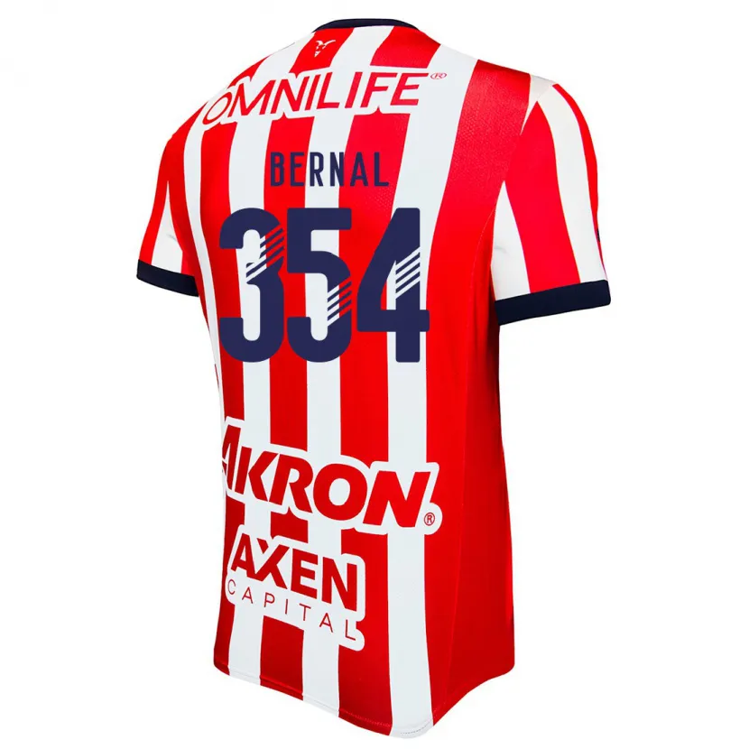 Danxen Kinderen Carlos Bernal #354 Rood Wit Blauw Thuisshirt Thuistenue 2024/25 T-Shirt