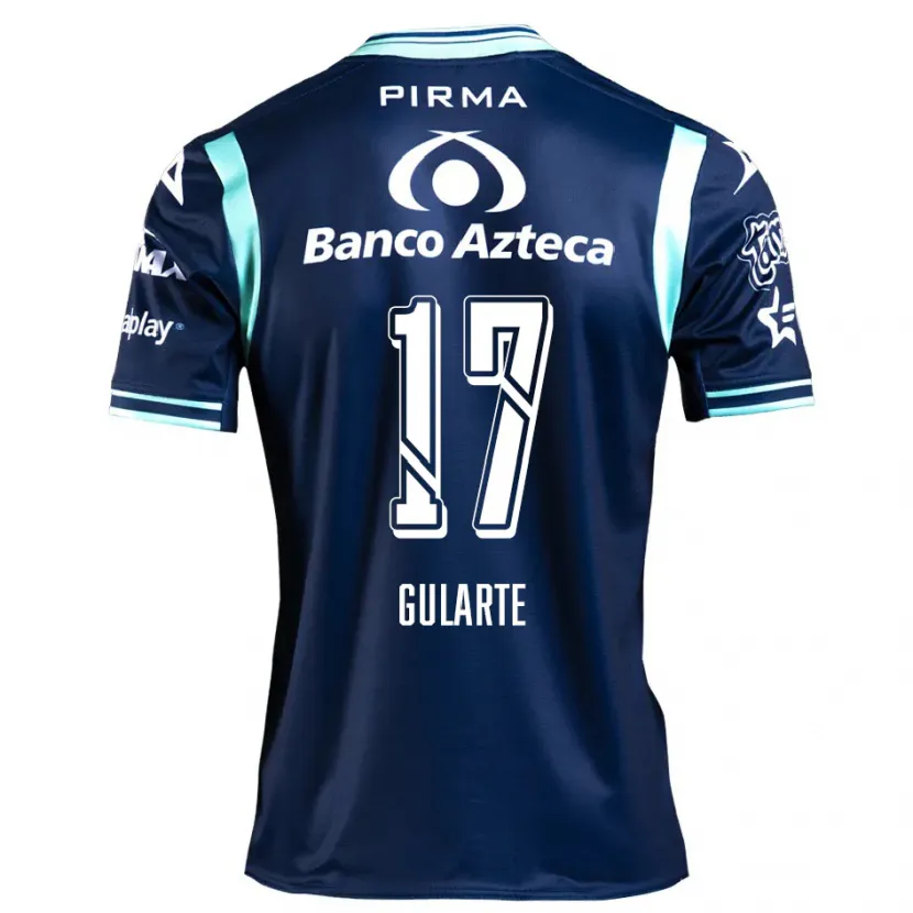 Danxen Kinderen Emanuel Gularte #17 Marineblauw Uitshirt Uittenue 2024/25 T-Shirt