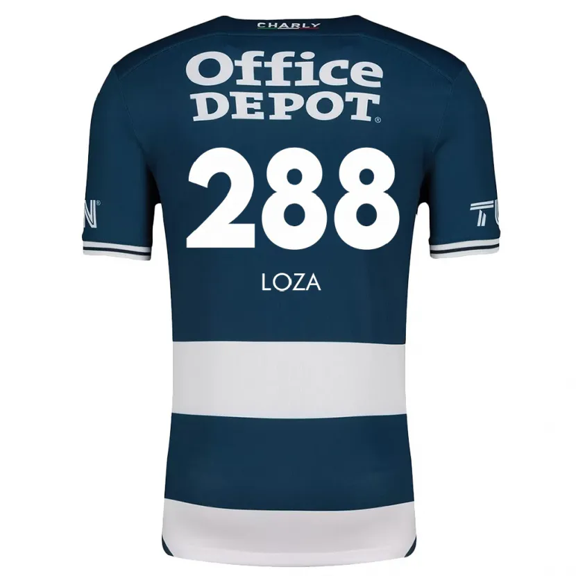 Danxen Heren Santino Loza #288 Blauw Wit Thuisshirt Thuistenue 2024/25 T-Shirt