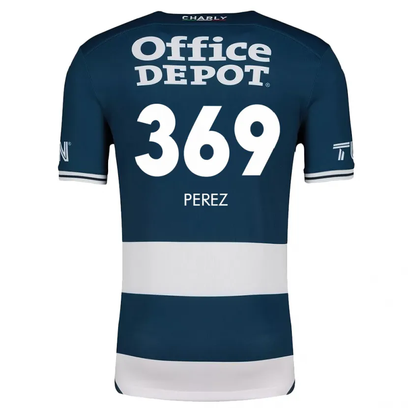 Danxen Heren Santiago Pérez #369 Blauw Wit Thuisshirt Thuistenue 2024/25 T-Shirt