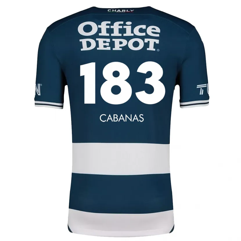 Danxen Heren Mauricio Cabañas #183 Blauw Wit Thuisshirt Thuistenue 2024/25 T-Shirt