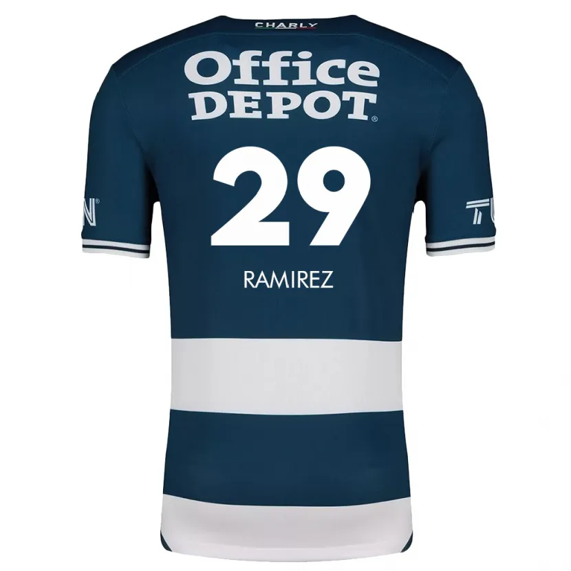 Danxen Heren Elliana Ramirez #29 Blauw Wit Thuisshirt Thuistenue 2024/25 T-Shirt