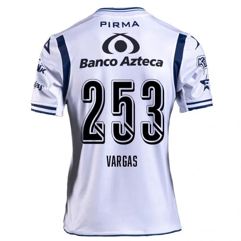 Danxen Heren Edwin Vargas #253 Wit Marineblauw Thuisshirt Thuistenue 2024/25 T-Shirt