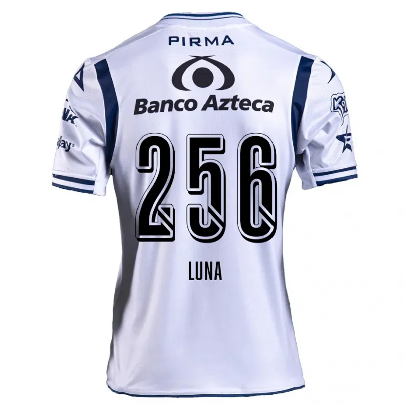 Danxen Heren Ángel Luna #256 Wit Marineblauw Thuisshirt Thuistenue 2024/25 T-Shirt