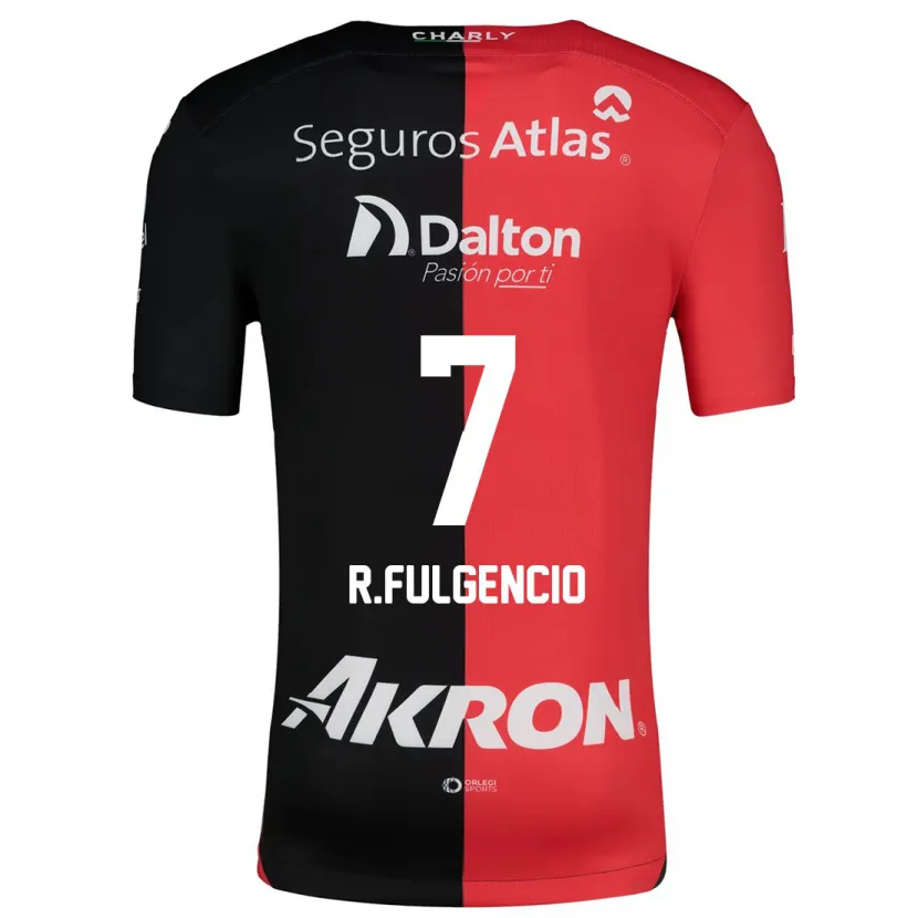 Danxen Heren Raymundo Fulgencio #7 Rood Zwart Thuisshirt Thuistenue 2024/25 T-Shirt