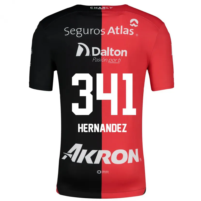 Danxen Heren Leonardo Hernández #341 Rood Zwart Thuisshirt Thuistenue 2024/25 T-Shirt