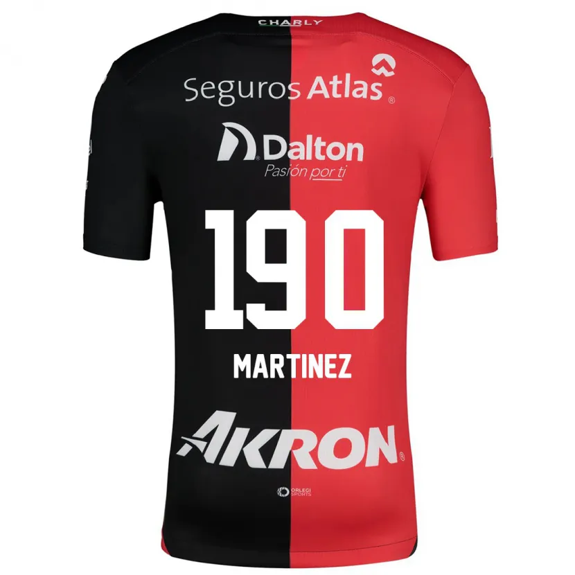 Danxen Heren Luis Carlos Martínez #190 Rood Zwart Thuisshirt Thuistenue 2024/25 T-Shirt