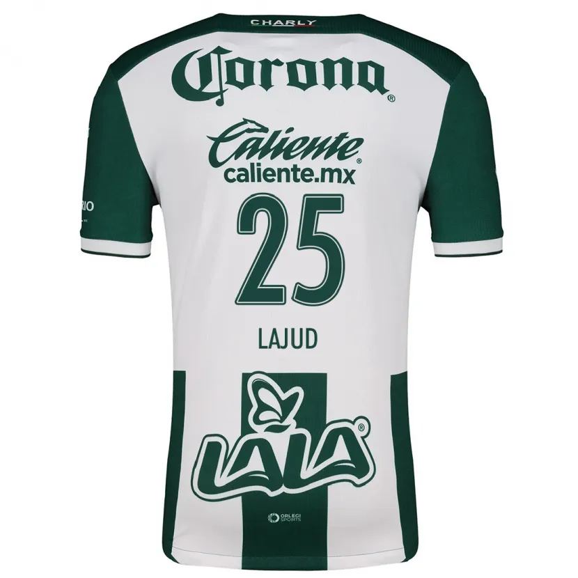 Danxen Heren Gibrán Lajud #25 Groen Wit Thuisshirt Thuistenue 2024/25 T-Shirt