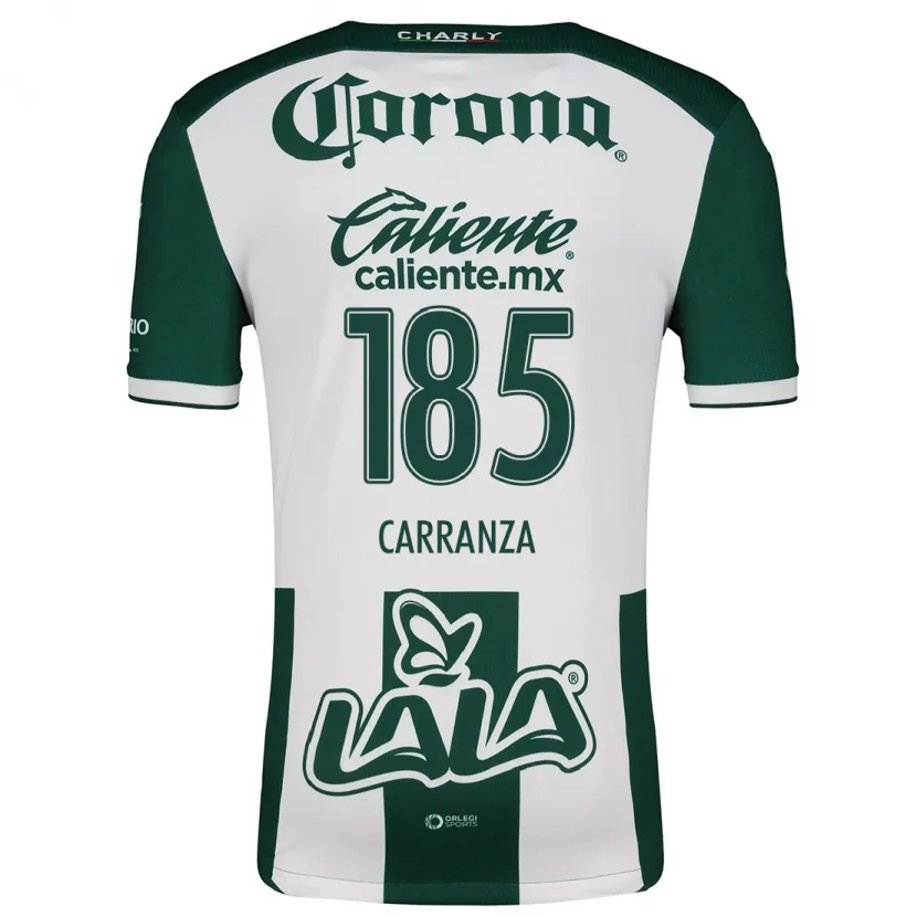 Danxen Heren Héctor Carranza #185 Groen Wit Thuisshirt Thuistenue 2024/25 T-Shirt