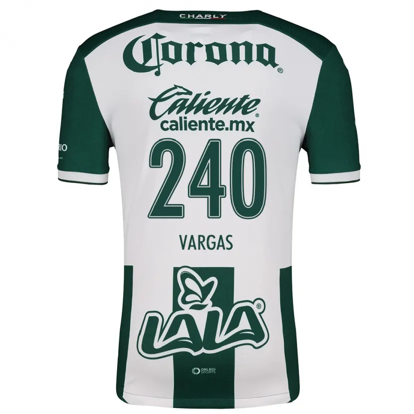 Danxen Heren Diego Vargas #240 Groen Wit Thuisshirt Thuistenue 2024/25 T-Shirt