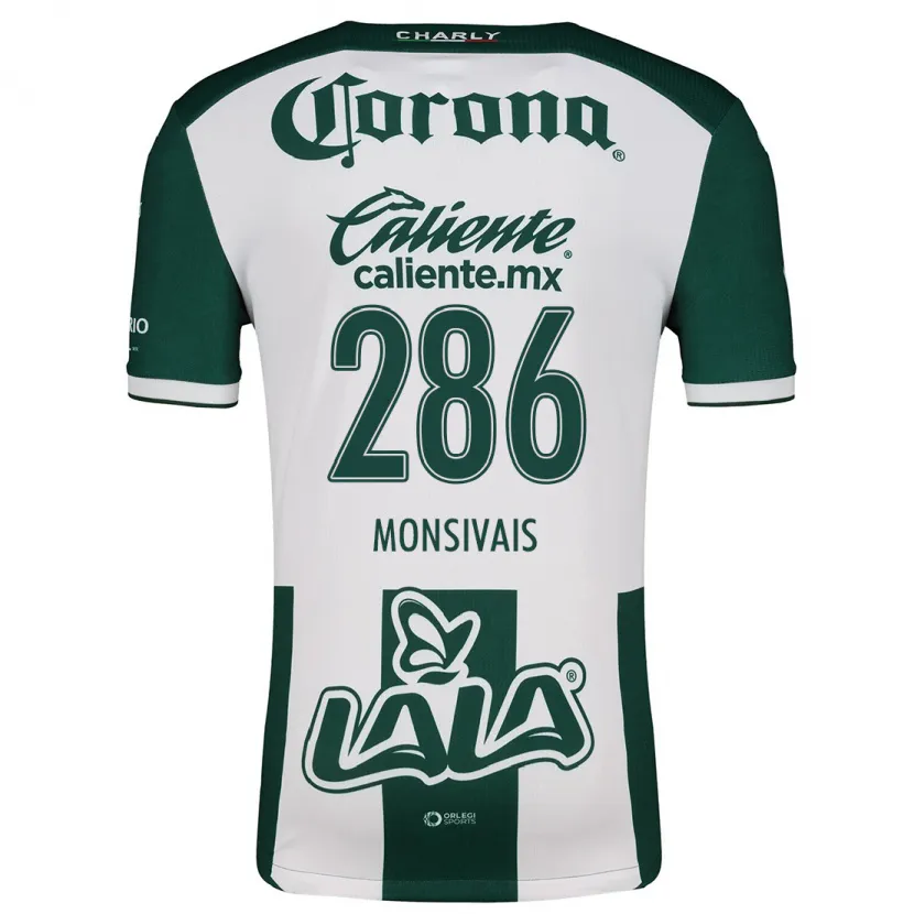 Danxen Heren Giovani Monsivais #286 Groen Wit Thuisshirt Thuistenue 2024/25 T-Shirt