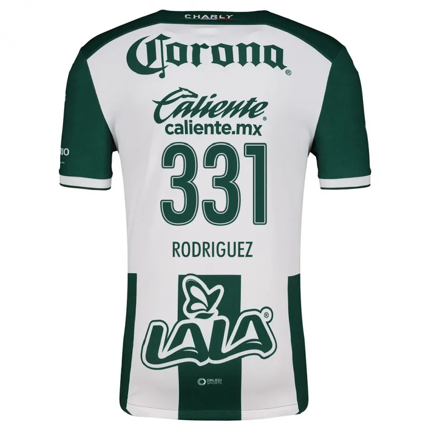 Danxen Heren Juan Rodríguez #331 Groen Wit Thuisshirt Thuistenue 2024/25 T-Shirt