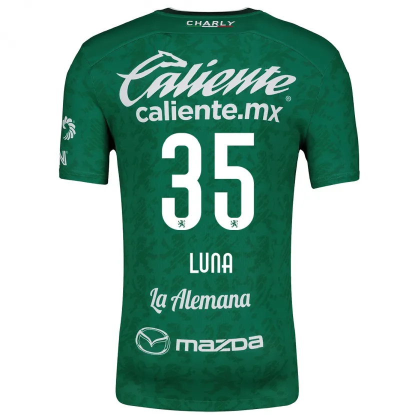 Danxen Heren Diego Luna #35 Groen Wit Thuisshirt Thuistenue 2024/25 T-Shirt