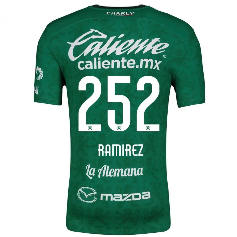 Danxen Heren Luis Ramírez #252 Groen Wit Thuisshirt Thuistenue 2024/25 T-Shirt