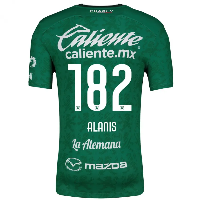 Danxen Heren Alejandro Alanís #182 Groen Wit Thuisshirt Thuistenue 2024/25 T-Shirt