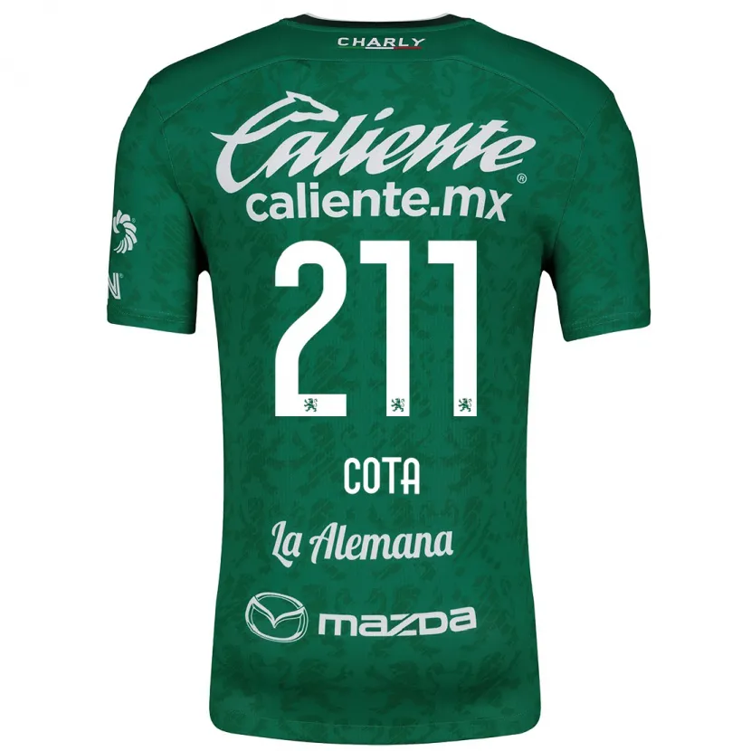 Danxen Heren Luis Cota #211 Groen Wit Thuisshirt Thuistenue 2024/25 T-Shirt