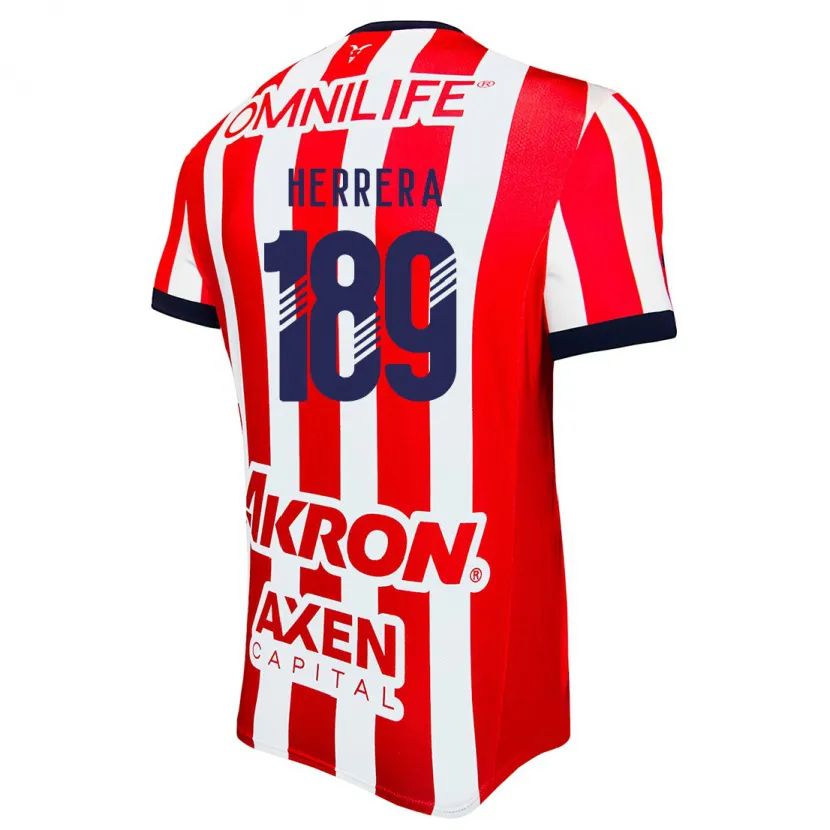 Danxen Heren Antonio Herrera #189 Rood Wit Blauw Thuisshirt Thuistenue 2024/25 T-Shirt