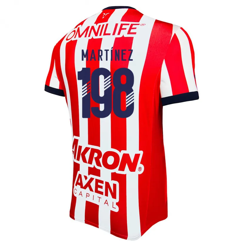 Danxen Heren Andrew Martínez #198 Rood Wit Blauw Thuisshirt Thuistenue 2024/25 T-Shirt