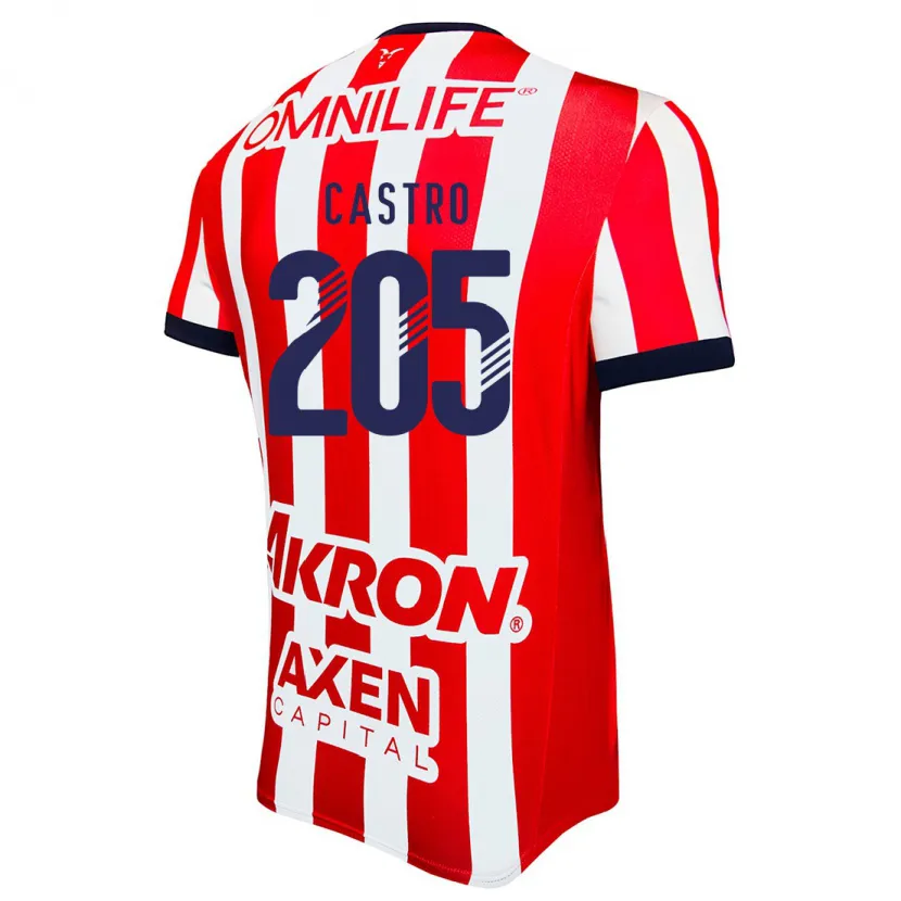 Danxen Heren Ariel Castro #205 Rood Wit Blauw Thuisshirt Thuistenue 2024/25 T-Shirt