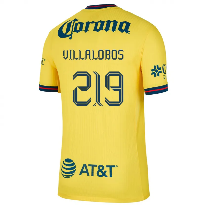 Danxen Heren Patricio Villalobos #219 Geel Blauw Thuisshirt Thuistenue 2024/25 T-Shirt