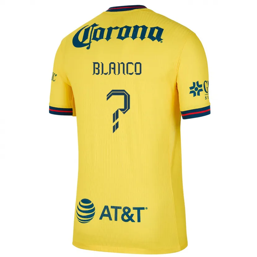 Danxen Heren Lionel Blanco #0 Geel Blauw Thuisshirt Thuistenue 2024/25 T-Shirt