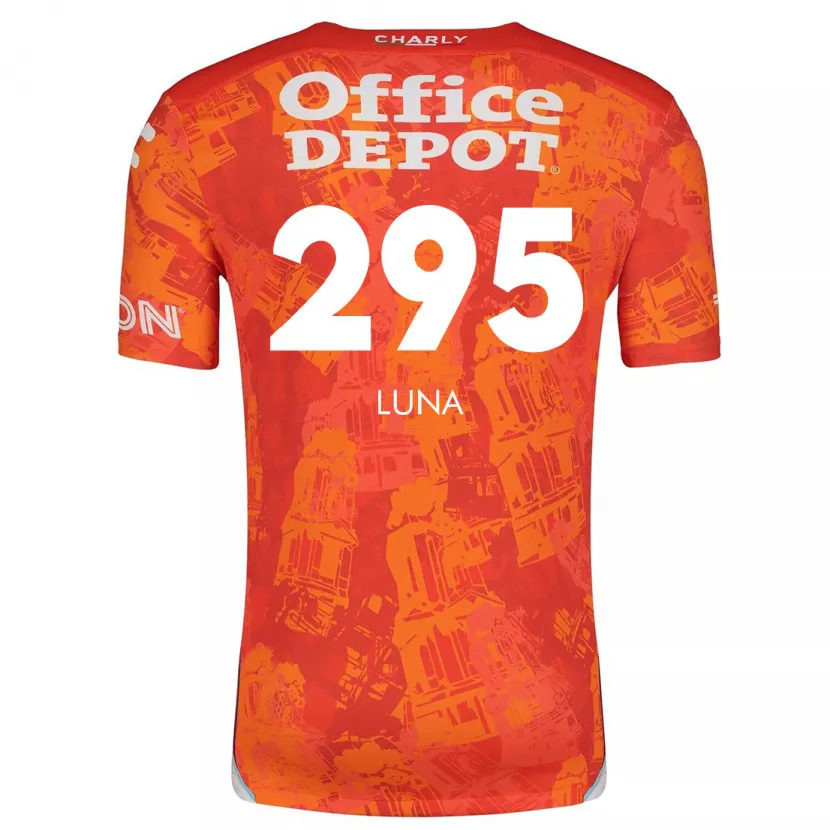 Danxen Heren Irving Luna #295 Oranje Wit Uitshirt Uittenue 2024/25 T-Shirt