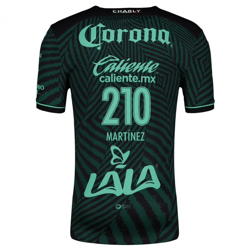 Danxen Heren André Martínez #210 Zwart Groen Uitshirt Uittenue 2024/25 T-Shirt