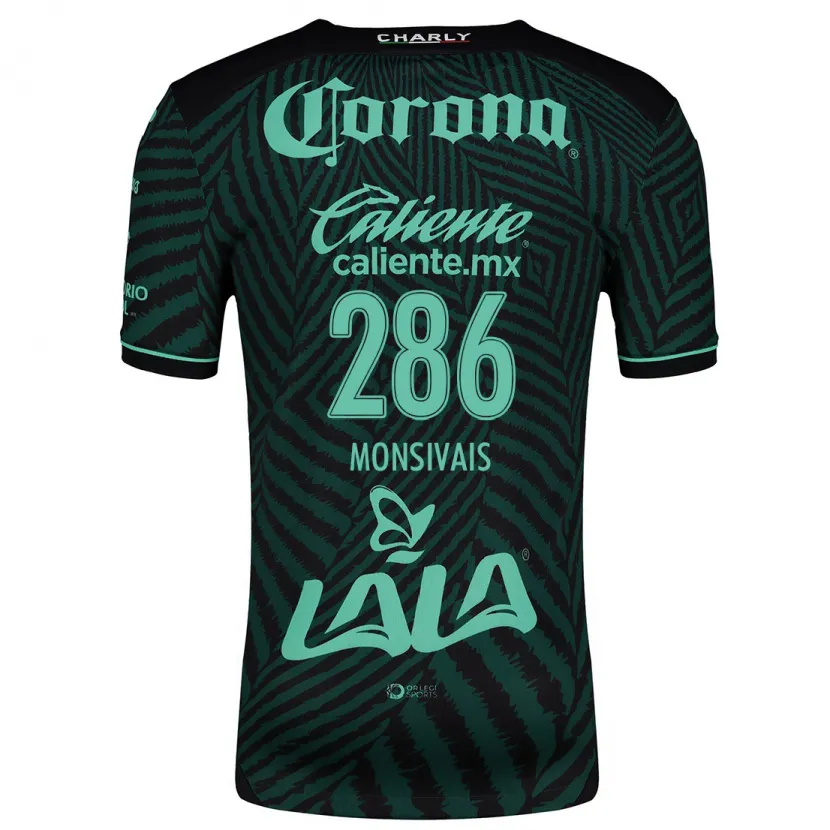 Danxen Heren Giovani Monsivais #286 Zwart Groen Uitshirt Uittenue 2024/25 T-Shirt