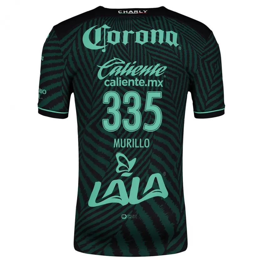 Danxen Heren Doryan Murillo #335 Zwart Groen Uitshirt Uittenue 2024/25 T-Shirt