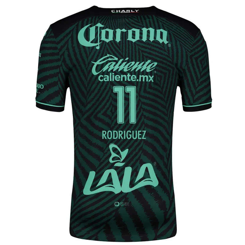 Danxen Heren Cynthia Rodríguez #11 Zwart Groen Uitshirt Uittenue 2024/25 T-Shirt
