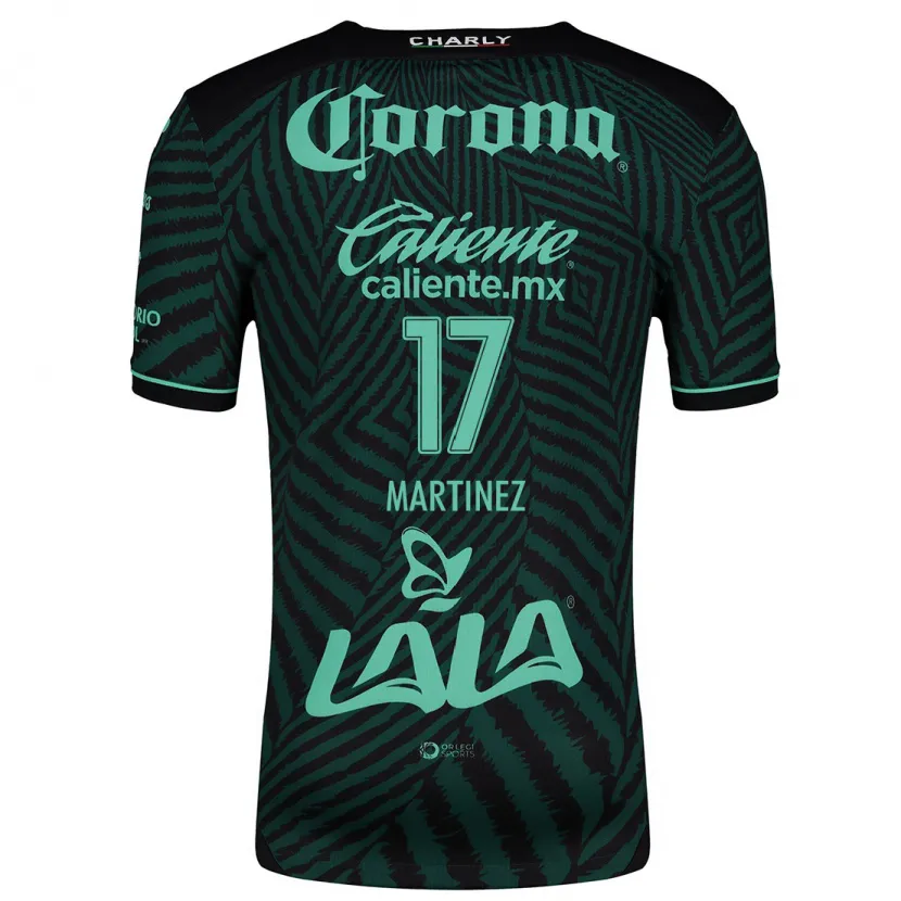 Danxen Heren Marianne Martínez #17 Zwart Groen Uitshirt Uittenue 2024/25 T-Shirt