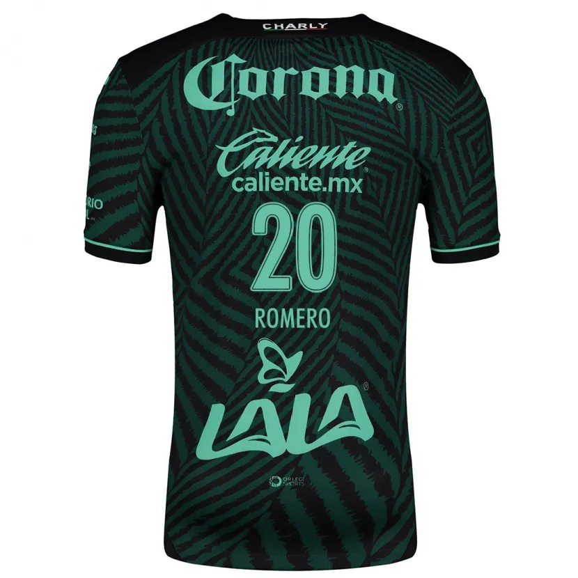 Danxen Heren Lia Romero #20 Zwart Groen Uitshirt Uittenue 2024/25 T-Shirt