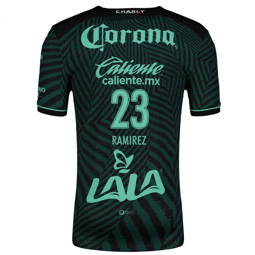 Danxen Heren Alexxandra Ramírez #23 Zwart Groen Uitshirt Uittenue 2024/25 T-Shirt