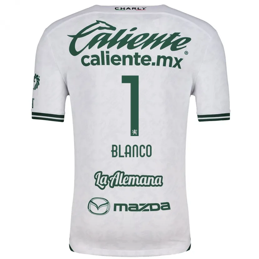 Danxen Heren Alfonso Blanco #1 Wit Groen Uitshirt Uittenue 2024/25 T-Shirt