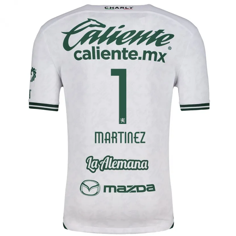 Danxen Heren Angeles Martínez #1 Wit Groen Uitshirt Uittenue 2024/25 T-Shirt