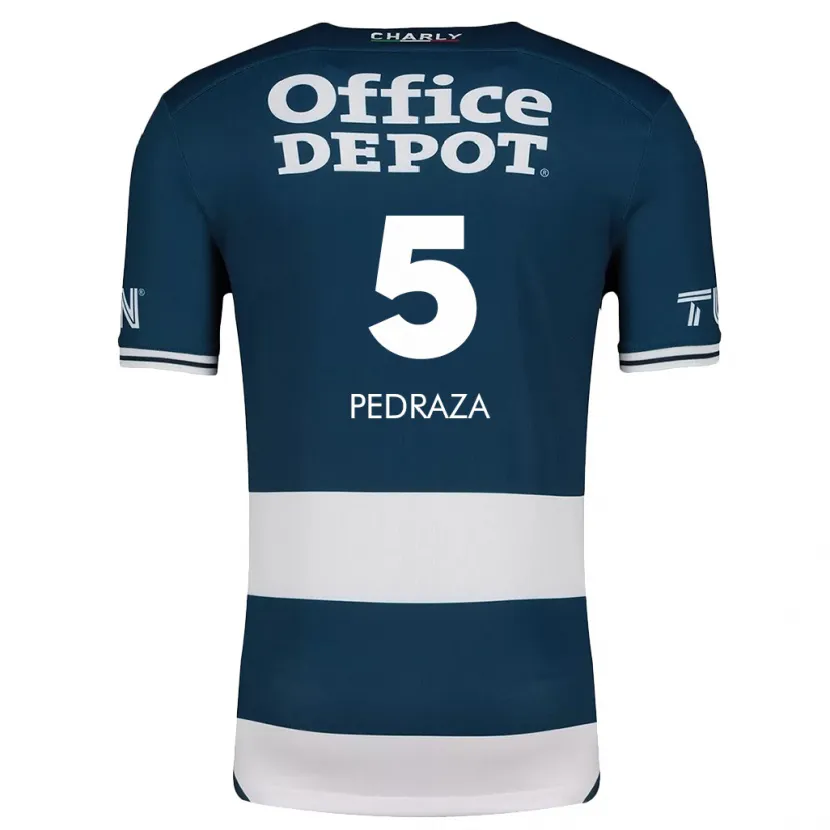 Danxen Dames Pedro Pedraza #5 Blauw Wit Thuisshirt Thuistenue 2024/25 T-Shirt