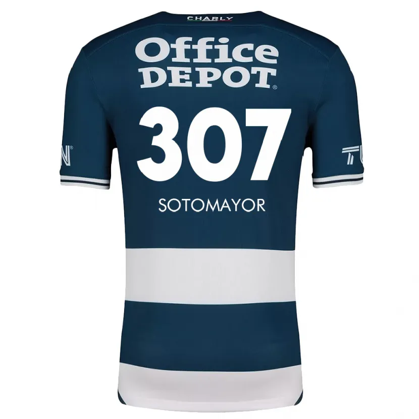 Danxen Dames Jacob Sotomayor #307 Blauw Wit Thuisshirt Thuistenue 2024/25 T-Shirt