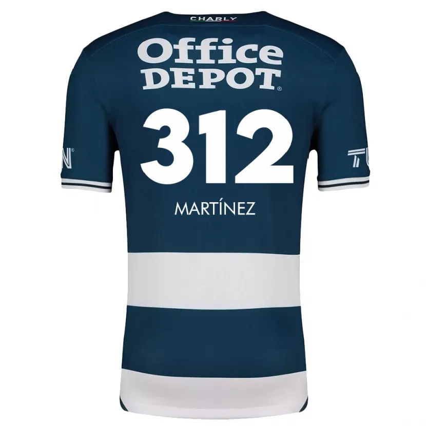 Danxen Dames Ulises Martínez #312 Blauw Wit Thuisshirt Thuistenue 2024/25 T-Shirt