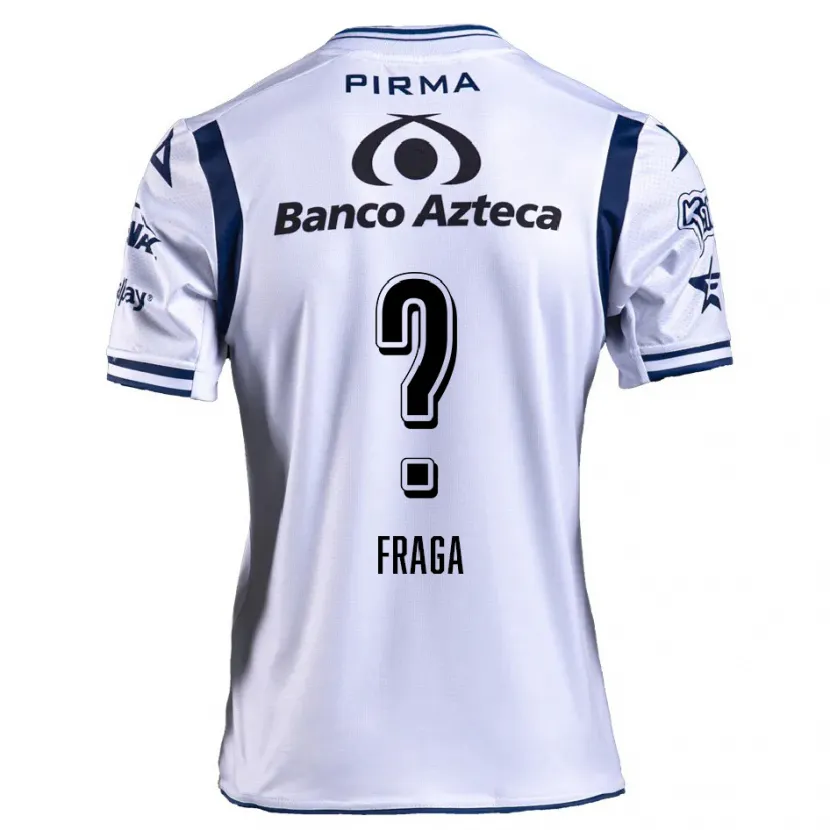 Danxen Dames Miguel Fraga #0 Wit Marineblauw Thuisshirt Thuistenue 2024/25 T-Shirt