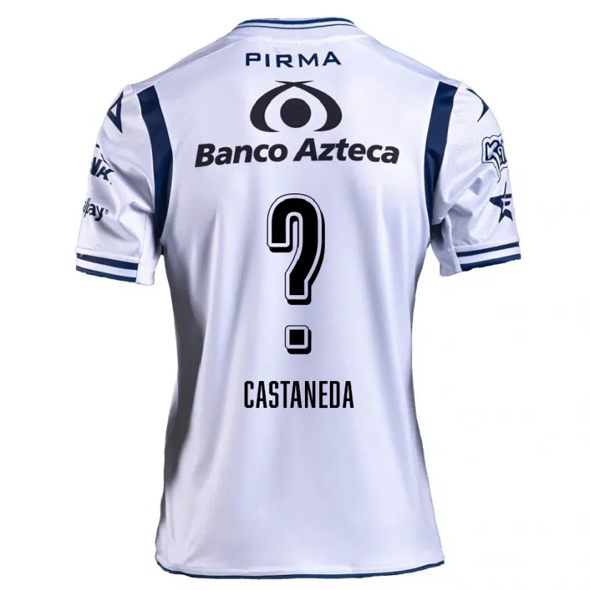 Danxen Dames Christian Castañeda #0 Wit Marineblauw Thuisshirt Thuistenue 2024/25 T-Shirt