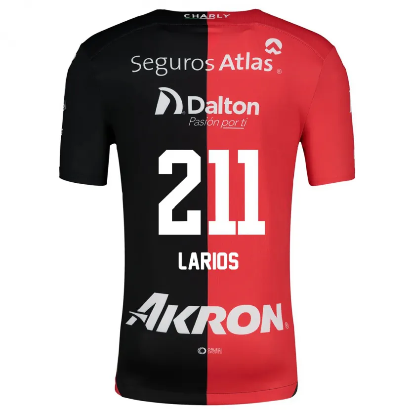 Danxen Dames Israel Larios #211 Rood Zwart Thuisshirt Thuistenue 2024/25 T-Shirt
