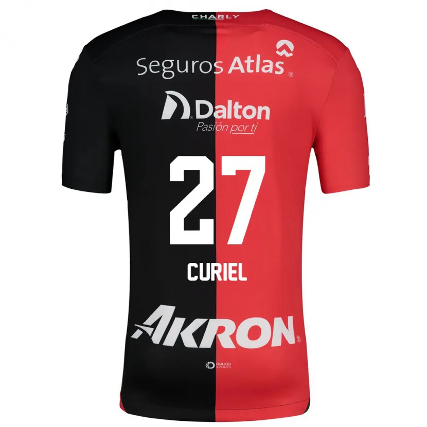 Danxen Dames Alexa Curiel #27 Rood Zwart Thuisshirt Thuistenue 2024/25 T-Shirt