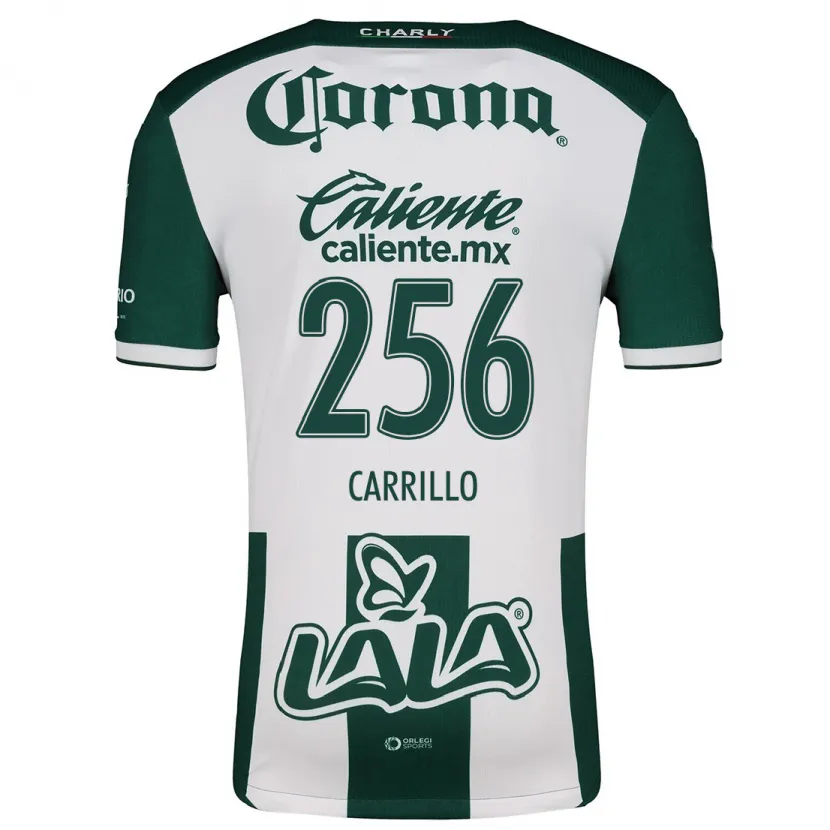 Danxen Dames Stéphano Carrillo #256 Groen Wit Thuisshirt Thuistenue 2024/25 T-Shirt