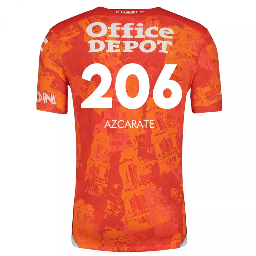 Danxen Dames Yerar Azcárate #206 Oranje Wit Uitshirt Uittenue 2024/25 T-Shirt