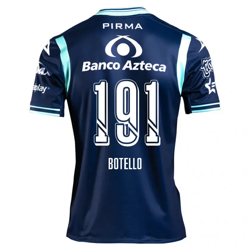 Danxen Dames Octavio Botello #191 Marineblauw Uitshirt Uittenue 2024/25 T-Shirt