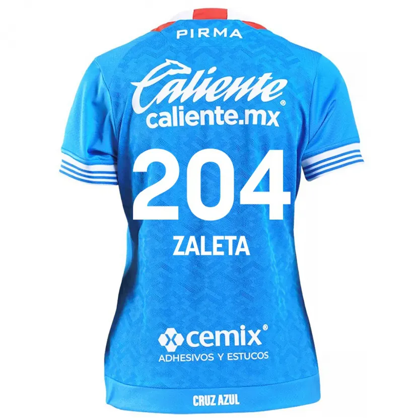 Danxen Kinderen Mauro Zaleta #204 Hemelsblauw Thuisshirt Thuistenue 2024/25 T-Shirt