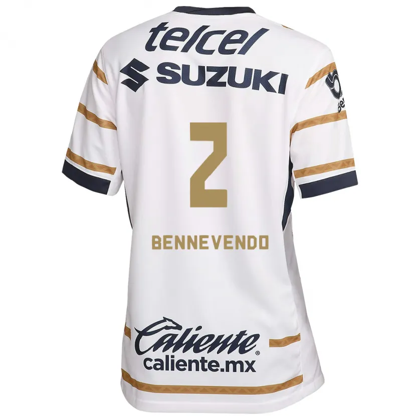 Danxen Kinderen Pablo Bennevendo #2 Witte Obsidiaan Thuisshirt Thuistenue 2024/25 T-Shirt