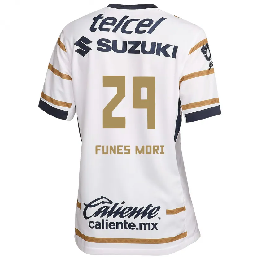Danxen Kinderen Rogelio Funes Mori #29 Witte Obsidiaan Thuisshirt Thuistenue 2024/25 T-Shirt