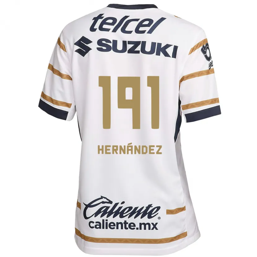 Danxen Kinderen Marco Hernández #191 Witte Obsidiaan Thuisshirt Thuistenue 2024/25 T-Shirt